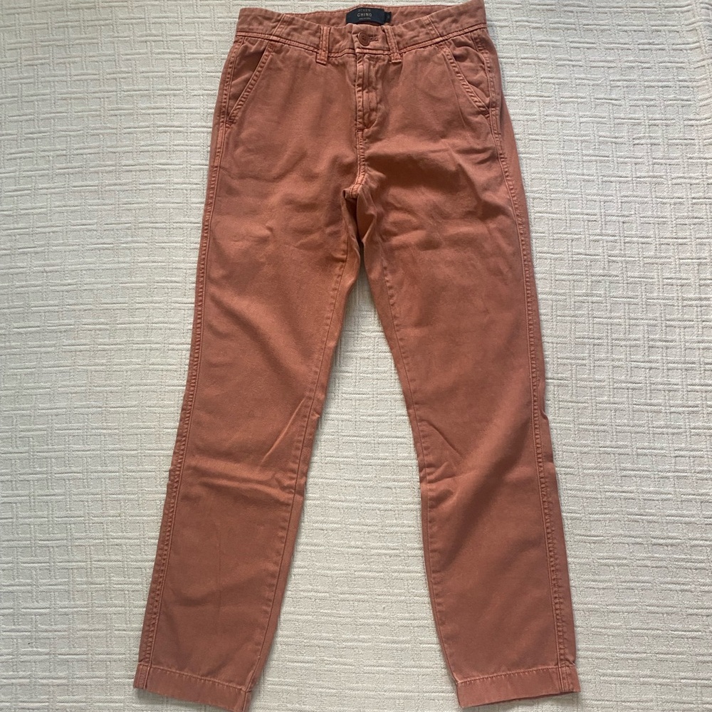 J.Crew coral chino utility relaxed fit pants size 00 - Picture 3 of 8